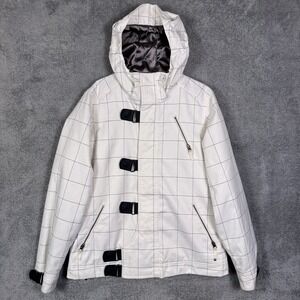 Burton Dryride Snowboard Dream Jacket Women's XL Fur Waterproof Ski Hooded Parka